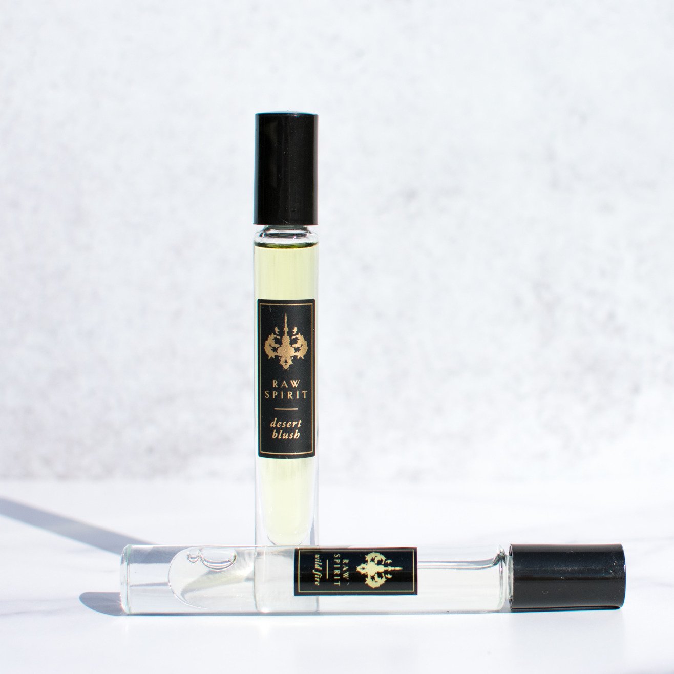 Discover Australia Unisex Perfume, Eau de Parfum Rollerball Set -DESERT BLUSH and WILD FIRE - Raw Spirit, Inc.