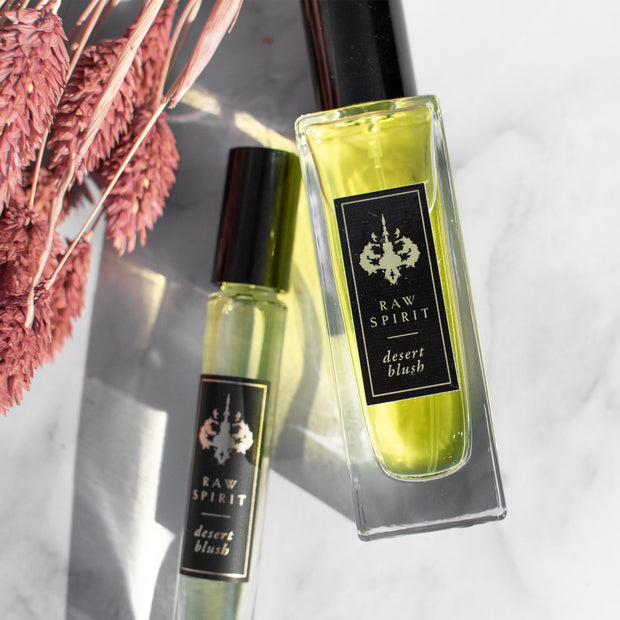 DESERT BLUSH Perfume Gift Set, Eau de Parfum and Rollerball - Raw Spirit, Inc.